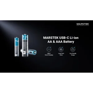 Baterii reîncărcabile Li-ion USB-C 1.5V AA & AAA — MARSTEK